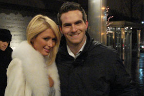 Matt Raymond with Paris Hilton