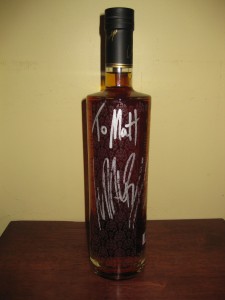 Conjure cognac autographed by Ludacris