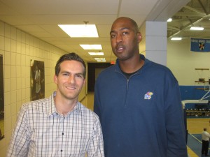 Matt Raymond and Danny Manning