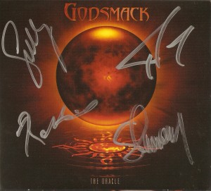 Godsmack autographed CD booklet