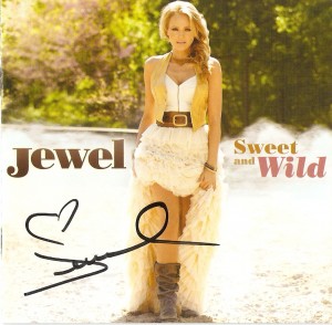 Jewel autographed CD booklet