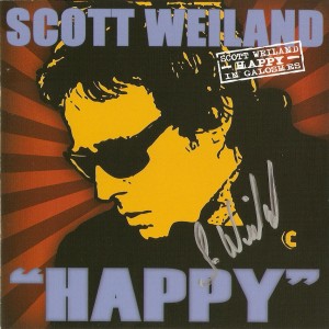 Scott Weiland autographed CD booklet