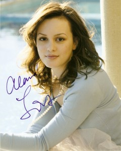 Leighton Meester autographed 8x10