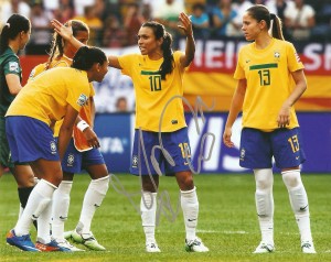 Marta autographed 8x10