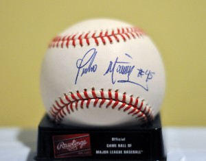 Pedro Martinez autographed baseball