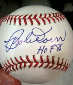 Bobby Doerr autographed baseball