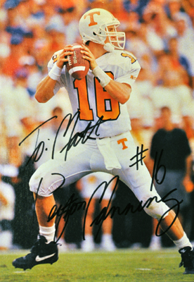 Peyton Manning autographed photo
