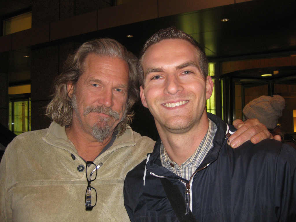 Jeff Bridges and Matt Raymond